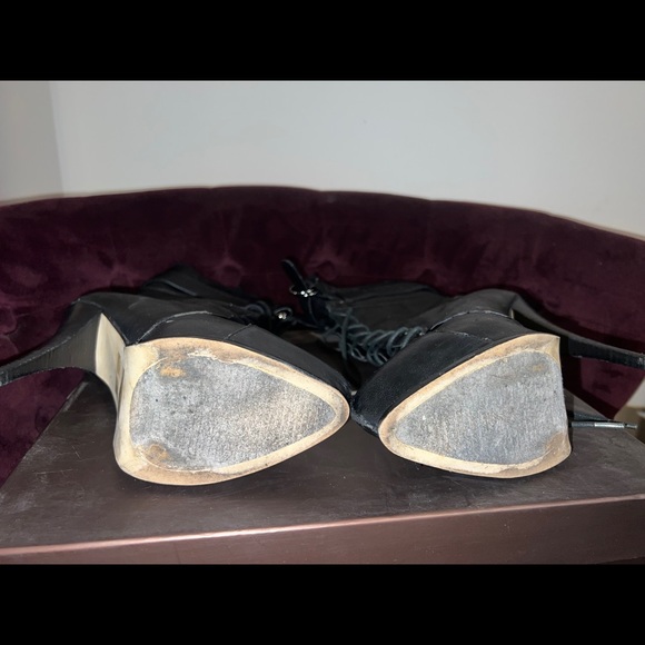 Bebe Lace up Platform Booties - Picture 5 of 5